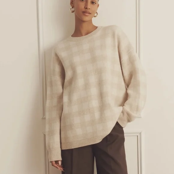 *SOLD* NAADAM Luxe cashmere Novelty crewneck - Picture 2 of 4